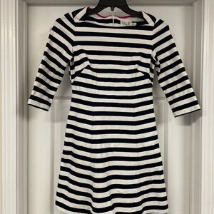 Black and White Striped Dress